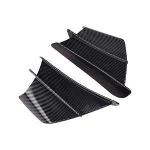 Alerones Laterales para Motocicleta, Alerones con Patrón de Fibra de Carbono, Deflectores de Aire, Piezas Universales para Carenado - Product Image 4
