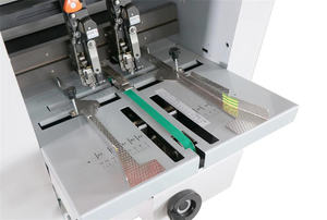 Máquina automática para hacer folletos de alta calidad, máquina grapadora de alambre y plegable automática de papel, a la venta, - Product Image 3