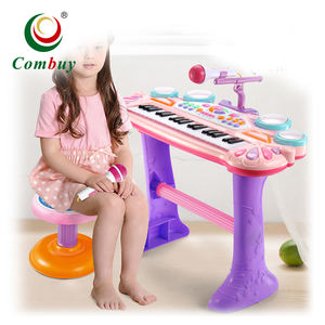 เครื่องดนตรีไฟฟ้าการเรียนรู้ของเล่นเปียโนกับไมโครโฟน - Product Image 1