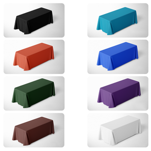 Wholesale Custom Square Polyester Tablecloth Any Size For Home Party Or Banquet <strong>Use</strong> Square Tablecover - Product Image 5
