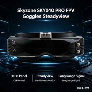 Steadyview Récepteur Écran OLED <span class=keywords><strong>5</strong></span>.8GHz 48CH DVR Tracker Skyzone SKY04O PRO Lunettes FPV pour les sessions de drones de course à longue portée - Product Image 1
