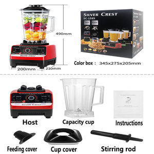 Mélangeur de jus de cuisine multifonction 4500W 2-en-1 avec USB à vitesse variable et compatible avec la voiture Mélangeur électrique sans BPA à 5 vitesses et plus - Product Image 3