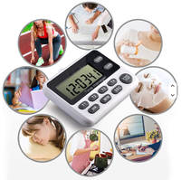 Timer Digital harga pabrik dengan jam Alarm 4 saluran untuk peralatan pengukuran & analisis untuk kelas Lab dapur