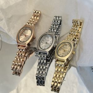 <span class=keywords><strong>Reloj</strong></span> Deportivo <span class=keywords><strong>Dorado</strong></span> Retro para <span class=keywords><strong>Mujer</strong></span>, Esfera Ovalada Nueva con Números Romanos, <span class=keywords><strong>Reloj</strong></span> de Pulsera de Lujo para <span class=keywords><strong>Mujer</strong></span> - Product Image 1