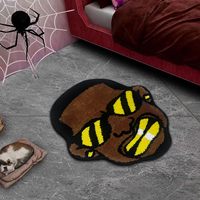 Tapis de sol moderne en peluche épais pour la décoration de chambre, tapis touffeté uni et élégant pour chambre à coucher, salle de jeux, dortoir, appartement