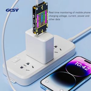 Цифровой вольтметр-амперметр A3 8A USB Type-C PD для измерения напряжения и тока, индикатор емкости повербанка и зарядного устройства - Product Image 6