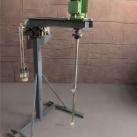 Agitateur vertical à moteur électrique avec lame de mélange en acier inoxydable pour les industries chimiques et des revêtements