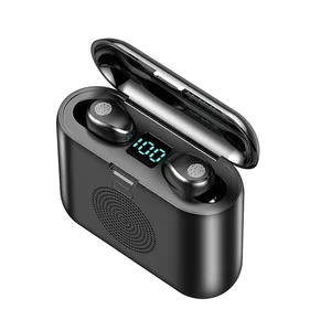 New Product Tws G6 F9 3 in 1 Mini Wireless Headphone Speaker Audifonos Earbuds 9D Stereo Earphone with Powerbank