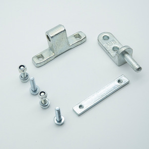 7 Shaped Concealed Door Hinge 180 Degrees Zinc Plated Carbon Steel Adjustable For Connect Use Minimalist Design Ty512 - Product Image 2