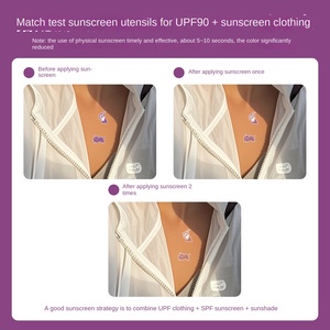 Verano playa viaje esencial transfronterizo UV CAMBIO <span class=keywords><strong>DE</strong></span> Color tatuaje pegatinas papel protector solar detección <span class=keywords><strong>para</strong></span> aplicación corporal - Product Image 2
