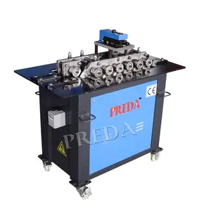 HVAC pipe making machine 7 functions nip lock machine sheet pittsburgh lock forming machine on sale