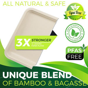 Plateaux carrés jetables extra larges <span class=keywords><strong>de</strong></span> 14 pouces, assiettes à <span class=keywords><strong>plateau</strong></span> robustes, écrevisses, <span class=keywords><strong>homard</strong></span>, dessert, fruits <span class=keywords><strong>de</strong></span> <span class=keywords><strong>mer</strong></span>, cuisson au barbecue, fête - Product Image 4