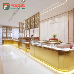 Sistema de Exhibición para Joyería de Lujo, Mostrador de Centro Comercial con Acabado Laminado - Product Image 2