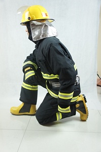 Combinaison à bande réfléchissante ignifuge, protection contre les flammes, aramide, garde-feu, film de protection - Product Image 5