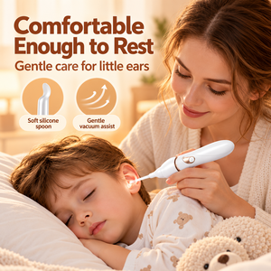 Nettoyeur de cérumen LED à embout souple, dispositif de nettoyage du conduit auditif, irrigateur auriculaire rechargeable par USB pour adultes et enfants - Product Image 5