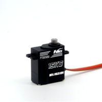 Servo Digital sin Núcleo FT2815M 7.4V 15kg.cm con Engranajes Metálicos y Carcasa de Aluminio 180 °   Para Robots RC, Helicópteros, Coches, Aviones, Camiones y Vehículos con IA