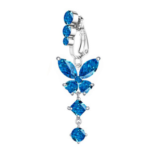 YICAI nuevo circón mariposa <span class=keywords><strong>falso</strong></span> vientre anillo mariposa colgante no <span class=keywords><strong>Piercing</strong></span> Acero quirúrgico Clip en <span class=keywords><strong>el</strong></span> <span class=keywords><strong>ombligo</strong></span> <span class=keywords><strong>Piercing</strong></span> <span class=keywords><strong>para</strong></span> mujeres - Product Image 4