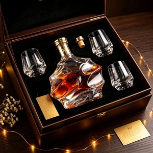 Botella <span class=keywords><strong>de</strong></span> Vidrio Redonda <span class=keywords><strong>de</strong></span> 375 ml para <span class=keywords><strong>Vodka</strong></span>, Whisky, Brandy, Ginebra, Ron, Tequila, Licores y Bebidas Espirituosas con Corcho, Venta al Por Mayor - Product Image 1