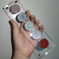 Marque privée Arcly Super Sparkle Palette d'ombres à paupières multichromes Duochrome personnalisée 5 couleurs
