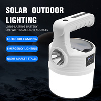 2022 nouveau Usb Led solaire Rechargeable d'urgence veilleuse extérieure Portable Camping lumière