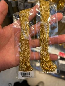 Xuping-Cadena de eslabones de estilo hip hop para mujer, collar de cadena, Gargantilla, color dorado, 24K, universal, neutral, A00896126 - Product Image 5