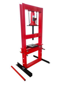 Presse hydraulique d'atelier en acier à cadre en H 6T, presse de garage pratique avec table de travail réglable en hauteur, plaques pour crics de voiture - Product Image 4