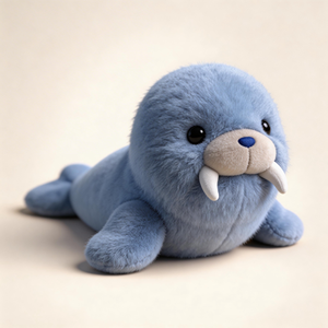 Peluches d'animaux marins mignons, mascottes en peluche personnalisées, décoration de bureau, phoque, dauphin, requin, orca en peluche - Product Image 6