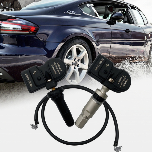 Kingautos Digital T-Sensor Pro Programmable Double-Frequency TPMS 315&433 for  with 2-Year Battery Life KOS-01