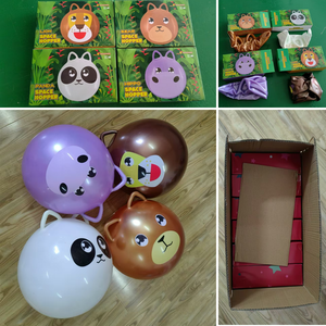 Trẻ em chất lượng cao Phễu bóng với xử lý Inflatable nảy không gian Skippy Phễu nhảy đồ chơi bóng - Product Image 3