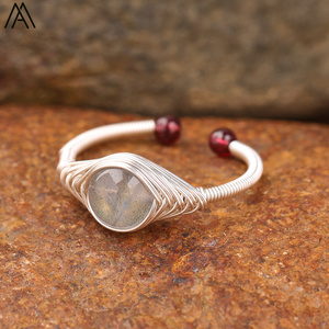 Женское кольцо с натуральным камнем - Product Image 6