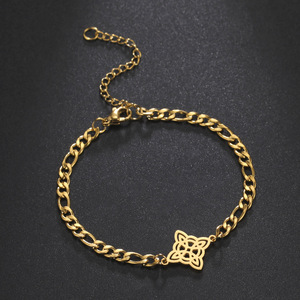 Vintage <strong>Love</strong> Witch Knot Chain Irish <strong>Celtic</strong> Knot Charms Bracelets Stainless Steel Fashion <strong>Jewelry</strong> for Women and Men Gifts - Product Image 5
