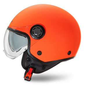 Casco jet de doble visera Befast RAPID III en Matt Fluo Orange L - Product Image 4