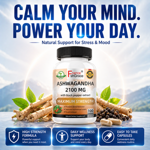 Complément alimentaire à base d'extrait de racine d'ashwagandha Herbal Shecome pour adultes, soulagement du stress, amélioration du sommeil, capsules d'ashwagandha à base de plantes - Product Image 3