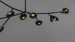 Lampadario Decorativo Artistico di Forma Rotonda con Interno Unico, Lampade a Sospensione in Vetro dal Design Moderno e Creativo per Soggiorno - Product Image 4