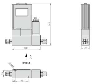ACCU Smart Digital Luftmengen messer Druck massen durchfluss regler/Messgerät für präzise analytische Tests - Product Image 2