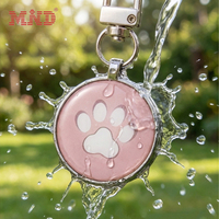 Etiqueta de Llavero para Mascotas con Código QR Personalizado, Etiqueta de Identificación para Mascotas con RFID, Epoxy y NFC para Grabar
