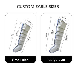 Ricarica Wireless massaggiatore piede compressione aria gambe trattamento stivali per il recupero muscolare delle braccia glutei e vita - Product Image 4