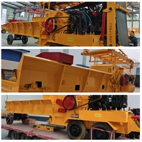 Palettes de déchets de bois contreplaqué coffrage conseil recyclage bois déchiqueteuse défrichage broyeur horizontal # woodchipper