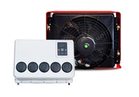 Climatiseur de stationnement à fréquence variable DC 12V/24V pour mini-camion avec écran LCD