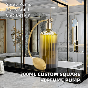Fully Customizable Square <b>Perfume</b> Pump Sprayer Fashionable Glass Equipment for Industry Professionals 100ml Volume - Product Image 2