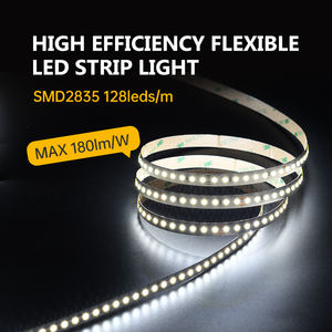 Tira de Luz LED de Alta Eficiencia Lumen, 128 LED, 24 V, SMD 2835, para Gabinetes, Techos y Hogar - Product Image 3