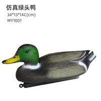 Parc extérieur paysage canard décoration chasse leurre jardin décor PE noir et blanc Ringneck
