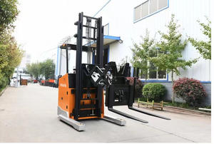 HUAYA nuevo diseño 1,5 2 2,5 3 ton 1500 2000 2500 3000 kg Carretilla elevadora eléctrica de alcance de tijera Carretilla elevadora móvil de avance con accesorio - Product Image 2