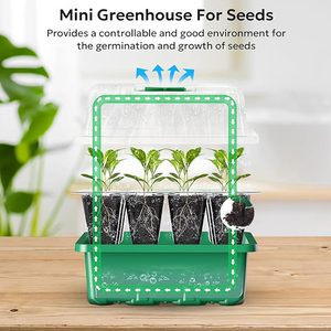 Plateau de germination en <span class=keywords><strong>plastique</strong></span> <span class=keywords><strong>pour</strong></span> légumes et <span class=keywords><strong>fleurs</strong></span> d'intérieur - Product Image 3