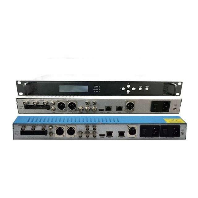 HLS Rtmp IP to SDI Decoder and Professional Digital Cable Tv Headend IRD