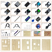 Kit de Programación para Casa Inteligente LAFVIN para Arduino, Compatible con Reconocimiento de Voz y Control por Aplicación Móvil, Kit STEM DIY con Tutoriales