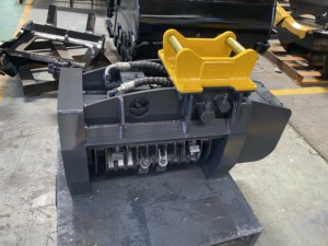 MONDE para Excavadora Caterpillar 349, Trituradora de Madera con Placa de Acero HARDOX para Trituración de <span class=keywords><strong>Pino</strong></span> de Larga Duración - Product Image 2