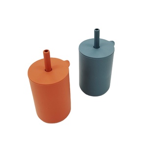 <span class=keywords><strong>Tasse</strong></span> de paille en Silicone sans BPA pour enfants <span class=keywords><strong>6</strong></span> <span class=keywords><strong>mois</strong></span> Biberon résistant à la poignée <span class=keywords><strong>Apprentissage</strong></span> scellé aux gouttes Bouteilles <span class=keywords><strong>d</strong></span>'eau droites - Product Image 2