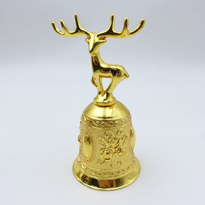 Souvenirs <span class=keywords><strong>de</strong></span> voyage Suisse, cloche à sonnerie en forme <span class=keywords><strong>de</strong></span> vache, ornement en laiton argenté, cloche bouddhiste <span class=keywords><strong>de</strong></span> Noël, cloche à main, cloche d'église à vendre - Product Image 1