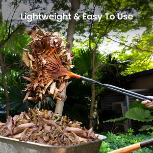 Leaf <b>Grabbers</b> for Yard Work Leaf Picker with Long Steel Handle & Wide Steel Claw Cushioned Grip Lawn Clippings Twigs Yard Waste - Product Image 6